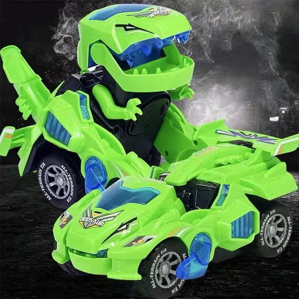 Jouet Voiture Dinosaure Transformable à LED